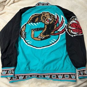 1995-96 Vancouver Grizzlies | Mitchell & Ness Hardwood Classics Bomber Jacket